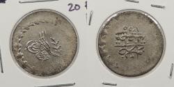 World Coins - TURKEY Ottoman Empire AH 1255 Yr. 3 (1841) 20 Para