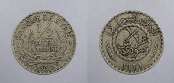 World Coins - SYRIA: 1921 1/2 Piastre