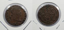 World Coins - SPAIN: 1827 Ferdinand VII 2 Maravedis
