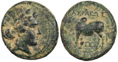Ancient Coins - Seleukid Kings Seleukos II 246-226 B.C. AE16 VF