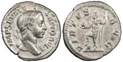 Ancient Coins - Severus Alexander 222-235 A.D. Denarius Rome Mint Good VF