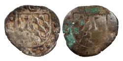 World Coins - GERMAN STATES Pfalz-Simmern-Sponheim Georg 1559-1569 Schüsselpfennig ('bowl' Pfennig) EF