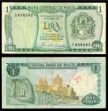 World Coins - MALTA Central Bank of Malta 1967 (1973) Pound VF