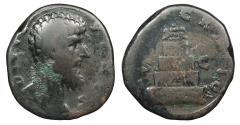 Ancient Coins - Lucius Verus 161-169 A.D. Sestertius Rome Mint About Fine