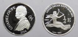 World Coins - GUADELOUPE: 2004 Oscar Roty Essai 1/4 Euro Proof