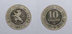 World Coins - BELGIUM: 1862 10 Centimes