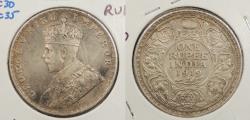 World Coins - INDIA: 1919(c) George V Rupee
