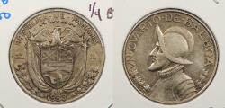World Coins - PANAMA 1933 1/4 Balboa