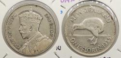 World Coins - NEW ZEALAND: 1935 George V Florin