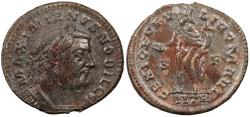 Ancient Coins - Galerius, as Caesar 293-305 A.D. Follis Trier Mint Near EF