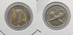 World Coins - NEW ZEALAND: 1941 George VI Threepence (3 Pence)