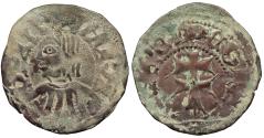 World Coins - SPAIN Aragon Pere III (Pedro IV de Aragon) 1336-1387 Dinero (Diner) Near EF