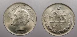 World Coins - IRAN: SH 1352 (1973) 20 Rials