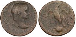 Ancient Coins - Vespasian 69-79 A.D. As Lugdunum Mint About Fine