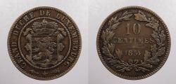 World Coins - LUXEMBOURG: 1854 10 Centimes