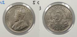 World Coins - CANADA: 1923 George V 5 Cents