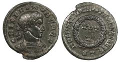 Ancient Coins - Crispus, as Caesar 317-326 A.D. Follis Ticinum Mint EF