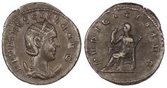 Ancient Coins - Herennia Etruscilla, wife of Trajan Decius 249-251 A.D. Antoninianus Rome Mint Near EF