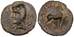 Ancient Coins - Parthia Phriapatios 185-170 B.C. Chalkous Good VF