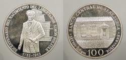 World Coins - VENEZUELA: 1983 100 Bolivares Proof