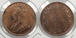 World Coins - CANADA: 1915 George V Cent