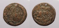 World Coins - RUSSIA: 1769-EM Denga