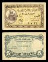 World Coins - EGYPT Royal Government of Egypt 1940 5 Piastres VF