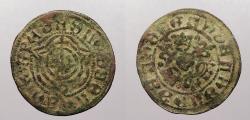 World Coins - GERMAN STATES: Nurnberg (Nuremburg) ND (1515-1816) Rose/Orb; nonsense legends; retrograde letters 24mm Jeton
