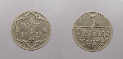 World Coins - DANZIG: 1923 5 Pfennig