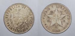 World Coins - CUBA: 1949 20 Centavos