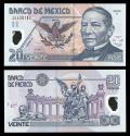 World Coins - MEXICO United States Banco de Mexico 17 May 2001 20 Pesos UNC