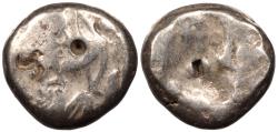 Ancient Coins - Achaemenid Kings Time of Artaxerxes I to Darius II ca. 450-420 B.C. Siglos Good Fine