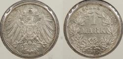 World Coins - GERMANY: 1915-F Mark