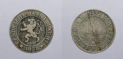 World Coins - BELGIUM: 1895 10 Centimes
