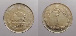 World Coins - IRAN: SH 1323 (1944) 2 Rials