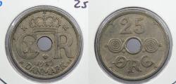 World Coins - DENMARK: 1932 Semi-key 25 Øre