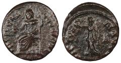Ancient Coins - Time of Maximinus II 309-313 A.D. AE4 Antioch Mint Good Fine