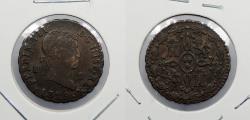 World Coins - SPAIN: 1828 Ferdinand VII 2 Maravedis