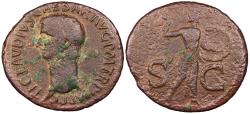 Ancient Coins - Claudius 41-54 A.D. As Rome Mint Fine