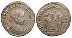 Ancient Coins - Maximianus 286-305 A.D. Antoninianus Antioch Mint EF