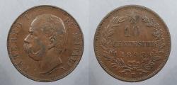 World Coins - ITALY: 1893-R 10 Centesimi