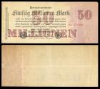 World Coins - GERMANY Weimar Reichsbank 25 July 1923 50000000 Mark VF