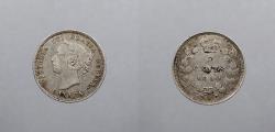 World Coins - CANADA: 1880-H Victoria 5 Cents