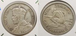 World Coins - NEW ZEALAND: 1935 George V Shilling