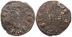 World Coins - SPAIN Castille & Leon (Castilla y Leon) Enrique II 1369-1379 Contemporary Counterfeit Cornado VF
