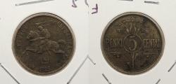 World Coins - LITHUANIA: 1925 5 Centai