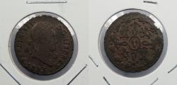 World Coins - SPAIN: 1833 Ferdinand VII 2 Maravedis