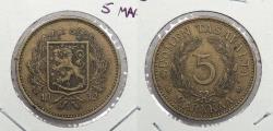 World Coins - FINLAND: 1932 5 Markkaa