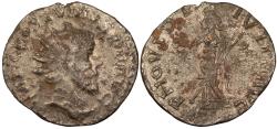 Ancient Coins - Imitating Postumus c. Late 3rd Century A.D. 'Antoninianus' Imitating Lugdunum mint Good VF