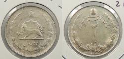 World Coins - IRAN SH 1323 (1944) 2 Rials